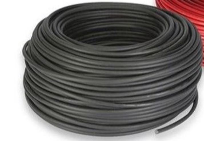 Cavo Solare 10mm 5 mt NERO Fotovoltaico
