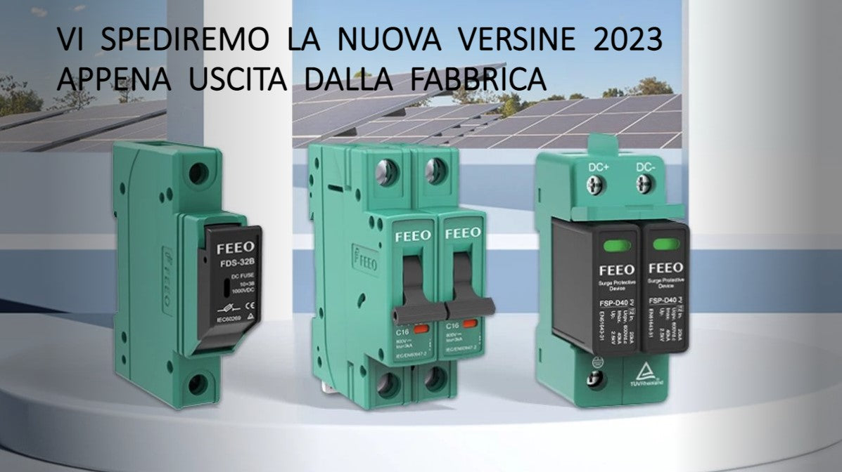 Sezionatore cc Feeo dc 32 A 550Vdc FPV-63 2P dc mcb