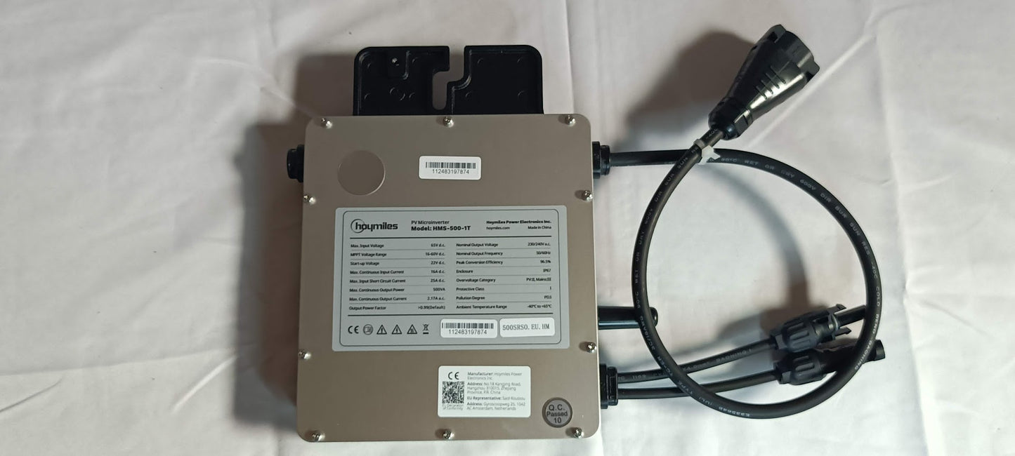 HOYMILES HMS-500-1T MICROINVERTER MONOFASE 500 W con wifi