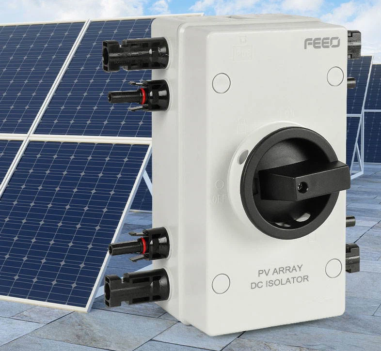 sezionatore Feeo fotovoltaico DC 4P 32A 1000V 2 stringhe