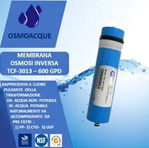 Membrane per Osmosi Inversa 600 Galloni Depuratore Purificatore