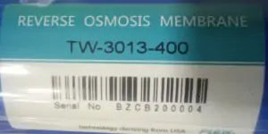 Membrana Osmosi Inversa TW 400 Galloni Depuratore Purificatore
