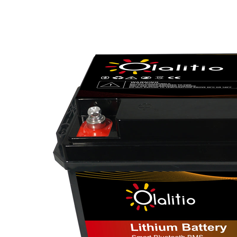 Batteria Litio 150 Ah 12v Olalitio con BMS e Bluetooth