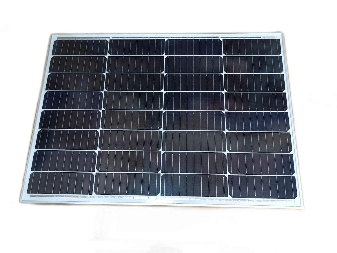 Pannello 80w Solare Fotovoltaico Mono con staffe