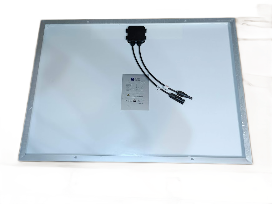 Pannello 80w Solare Fotovoltaico Mono con staffe