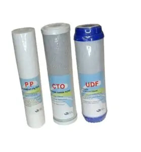 kit 3 Filtri PP-UDF-CTO depuratore purificatore osmosi inversa