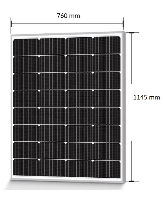 Pannello170w Solare Fotovoltaico12VMono