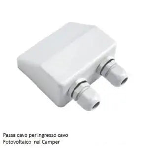 Passa cavo in abs per il passaggio dei cavi fotovoltaici sul camper