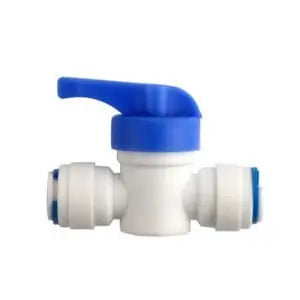 Rubinetto tubo 1/4"con tubo1/4" per osmosi inversa ON - OFF