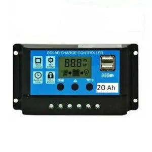 Kit Fotovoltaico 100w Solare + Regolatore 20 Ah