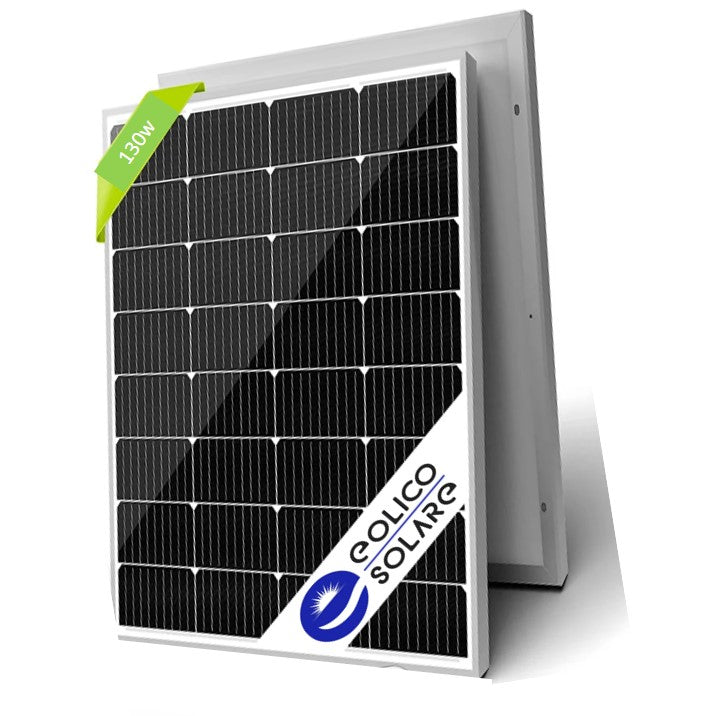 Pannello130w Solare Fotovoltaico12VMono