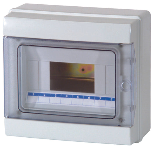 Centralino 8 moduli  Stagno   ip65